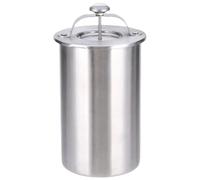 HUFENYU Presse À Viande De Charcuterie Machine À Jambon En Acier Inoxydable Avec Thermomètre Fabricant De Viande De Charcuterie Moule for Viandes De Charcuterie Moule De Presse À Viande(1pcs)