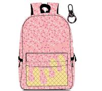 HUFENYU Sac À Dos À Bandoulière For Crème Glacée, Style Kawaii, Grande Capacité, Idéal For Les Voyages, For Garçons Et Filles(Light Pink)