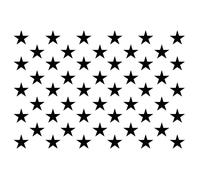 HUFFA 1 Lot de pochoirs avec Drapeau américain et 50 étoiles, Grande Taille, 45 x 30 cm, for Peinture sur Bois, Tissu, Papier, aérographe, Murs, Art, Artisanat