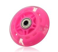 HUFFA 1 * Roue Flash muette for Micro Scooter, lumière Clignotante, Voiture d'enfant, Jouet, Roue Rose/Bleu/Noir/Vert, pièces de Skateboard, Accessoires (Color : Pink)
