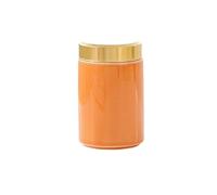 HUFFA Boîtes de poudre parfumée en céramique colorée - Petit emballage de thé scellé for un stockage résistant à l'humidité |(Orange)