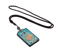 HUFFA Pendentif Thangka en ébène Exotique népalais - Carte rétro du Dieu de la Richesse for Un Style Unique(YellowGodofWealth1)