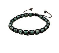 HUFFA Perles cylindriques en Pierre Naturelle Empereur, minerai métallique, for la Fabrication de Bijoux tissés à la Main(Africanturquoise)