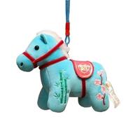 HUFFA Porte-clés Mignon en Peluche du Zodiaque - Adorable décoration de Sac à Dos for Les Amateurs d'astrologie(Greenornament,7.9 inches)