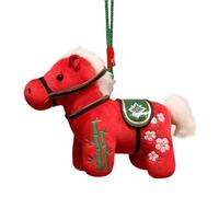 HUFFA Porte-clés Mignon en Peluche du Zodiaque - Adorable décoration de Sac à Dos for Les Amateurs d'astrologie(Redpendant,7.9 inches)