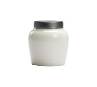 HUFFA Pot à thé résistant à l'humidité en porcelaine de jade de graisse de mouton blanc ivoire - Récipient de stockage scellé for le thé et la poudre de goji