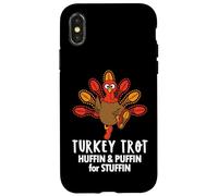 Huffin and Puffin for Stuffin Thanksgiving Turkey Trot 2025 Coque pour iPhone X/XS