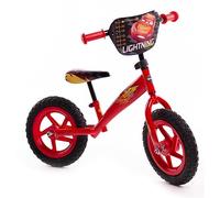 Huffy Disney Cars Draisienne pour Enfants de 3 à 5 Ans, garçons ou Filles, Roues Flash McQueen de 30,5 cm, Rouge, 27 kg Max.
