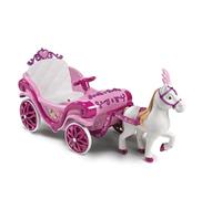 Huffy Disney Princess Royal Cheval et calèche - Voiture à Propulsion électrique, Rose, Âge 3+