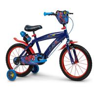 Huffy Spiderman Vélo Garçon 16"" 5-7 ans Bleu avec Stabilisateurs
