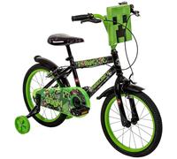 Huffy Vélo Minecraft 16" pour Enfant de 5 à 7 Ans, Noir