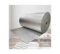 HUFIREHU Aluminisé A Bulles Double Face Reflecteur De Chaleur Pour Radiateur Isolant Thermique En Film Aluminisé A Bulles Double Face Pour Isolation Du Toit, Sol, Plafond(100cm/39.4in,2cm/0.79in)