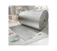 HUFIREHU Aluminisé A Bulles Double Face Reflecteur De Chaleur Pour Radiateur Isolant Thermique En Film Aluminisé A Bulles Double Face Pour Isolation Du Toit, Sol, Plafond(800cm/315in,2cm/0.79in)