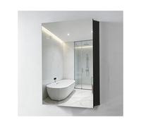 HUFIREHU Armoire De Toilette,Miroir Salle De Bain avec Rangement,Meuble Mural Toilette Rangement,Conception De Miroirs Double Face, for Salon, Buanderie, Vestiaire(40 * 60 * 12cm/15.7 * 23.6 * 4.7cm)