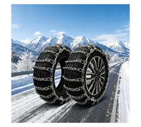 HUFIREHU Chaîne de Pneu Voiture Chaînes de Pneus de à Neige | Acier Allié, Structure Torsadée, Pointe Brise Glace, Grande Résistance à la Rupture(235/45R20)