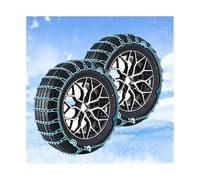 HUFIREHU Chaine Voiture Neige Chaine Pneu Neige Traction InéGaléE Dans Toutes Universelle 225 235 245 255 265 275 285 295 Ensemble De 2(215/75R16)