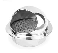 HUFIREHU Chapeau CheminéE Capot De CheminéE Pare-Oiseaux Capuchon D'AéRation De Toit Rond pour Conduits De Venti D'éVent CheminéE Chapeau De Pluie pour Toit Rond(125mm)