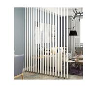 HUFIREHU Cloisons CarréEs en MéTal éCrans De Confidentialité en Forme De Colonne Panneaux De SéParation De PièCe Paravent RéGlable du Sol Au Plafond for Couloir, Salon(4 Sticks,240cm/94.4in)