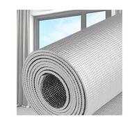 HUFIREHU Feuille D'Aluminium Double Face Isolant Thermique Double RéFléChissant Reflecteur De Chaleur Pour Radiateur 3-4mm RéFléChissant Isolant Thermique Mur(100cm/39.4in,2.5cm/0.98in)