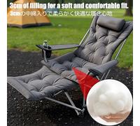 HUFIREHU Lit De Camp Pliable Lit Tout Fait pour Camping Car Chaise De Camping Pull-Out Folding Bed Convient pour Le Travail De Bureau Et Les Siestes(Khaki,165 * 53CM_Basic)