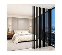 HUFIREHU Panneaux De SéParation De PièCe Cloisons CarréEs en MéTal éCrans De Confidentialité en Forme De Colonne Cloison De SéParation Murale en MéTal for Couloir,Salon(2 Sticks,240cm/94.4in)