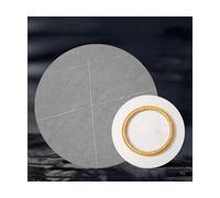 HUFIREHU Plateau De Service Tournant Assiette De Service Tournante 360° Rond Plaque De Service Rotatif Assiette PréSentation Verre PâTisserie Pour Table à Manger(Gray,60cm/23.6in)