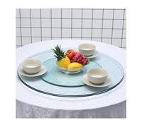 HUFIREHU Plateau De Service Tournant Plateau Rond Tournant Assiette De Service Tournante 360° Assiette PréSentation Verre PâTisserie Pour Table à Manger De Cuisine(60cm/23.6in)