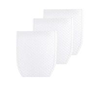 Hufopik Lot de 3 filtres de rechange en tissu compatibles avec aspirateur Makita T-03193, XLC02, LC01, BCL180W, blanc