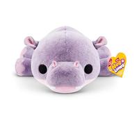 Hug-A-Lumps Plush Medium Series 2 Hippo (Harley) de ZURU | Confort apaisant leste, ultra-doux et squishy, calin sensoriel calmant, apaise stress et anxiete, cadeau bien-etre