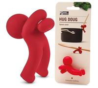 Hug Doug Porte-cuillère et soulève-couvercle | Repose-cuillère en silicone | Porte-cuillère pour poêle | Gadgets de cuisine sympas et accessoires de cuisine mignons | par Monkey Business.