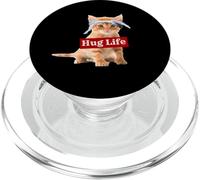 Hug Life Kitty Cat Thug Gansta Kitten Kitty Gangster drôle PopSockets PopGrip pour MagSafe