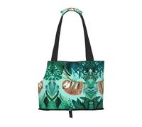 Hug Tree Sac à bandoulière imprimé paresseux pour animal domestique léger et respirant 26 x 34 cm