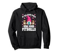 Hug Your Dog Quotes for Pittie Mom with Cute Pitbull GNOME Sweat à Capuche