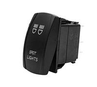 HugeAuto Barre lumineuse LED Faisceau de câblage Off-Road 12 V 40 A Faisceau de câblage pour feux antibrouillard Interrupteur marche/arrêt