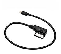 HugeAuto - Câble adaptateur Bluetooth 4.0 pour Audi, AMI MMI 2G/3G MDI avec port USB de recharge, câble audio pour Audi-n.Alfa Romeo/Fiat/Lancia 3,5 mm + 2 clés