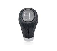 HugeAuto - Pommeau de levier de vitesse à 6 vitesses en cuir véritable perforé pour BMW E46 E60 E87 E90 E92
