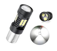 Hugfads Ampoules LED DRL Feux de Jour pour Fiat Panda,Ampoule Voiture,Paire de 21 LED P21/5w BAY15D,Lumière du Jour Allumée en Permanence,Veilleuse Led Voiture,Lumière de Stationnement LED P21/5W