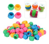 Huggers de Bobine de Fil 100 pièces, Clip de Support de canette en Silicone pour empêcher Le déroulement du Fil et Garder Les queues de Fil sous contrôle
