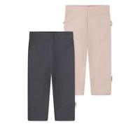 HUGGIES 2 Pack Pant Set Ensemble de Pantalon, Multicolore, 6 Mois Bébé Fille