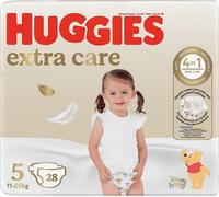 Huggies Couches Extra Care, Taille 5 (12-17 Kg) Paquet de 28 Couches