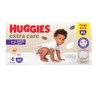 Huggies - Culottes bébé Extra Care - Taille 4 (9-14 kg) - 80 pièces - Mega pack - Hypoallergéniques, douces et respirantes