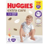 Huggies Extra Care Lot de 60 couches Taille 6 (15-25 Kg)