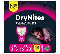 Huggies - Dry Nites - 3-5 ans - Fille - 16 Couches