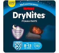 HUGGIES DryNites Couches-culottes absorbantes garçon (30-46 kg) 13 culottes