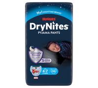 Huggies DryNites Culottes De Nuit Super Absorbantes Garçons 4-7 Ans 10 Pièces