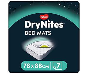 Huggies DryNites Lot de 7 tapis de lit jetables