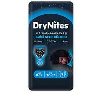 Huggies DryNites Lot de 9 culottes de pyjama très absorbantes pour garçons de 8 à 15 ans
