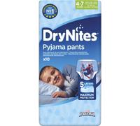 Huggies DryNites Pantalon de pyjama 4-7 ans, pack de 10