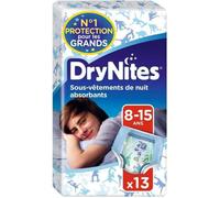 Huggies Drynites Sous-Vetements De Nuit Garçon - 8-15 Ans - 13 Culottes - Lot De 4 Paquets De 13