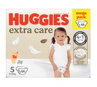 Huggies Extra Care Bébé, 66 couches, avec motifs Disney Taille 5 (12-17 kg)